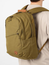 Rugzak 2 Compartimenten Met 13" Laptopvak Fjallraven Groen raven 23344-vue-porte