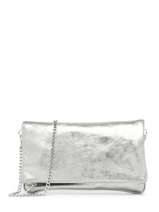 Cross Body Tas Nine Leder Milano Zilver nine NI22112N