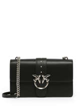 Cross Body Tas Love Bag Icon Pinko Zwart love bag icon AF1
