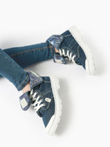 Sneakers Mustang Blauw women - 01426504-vue-porte