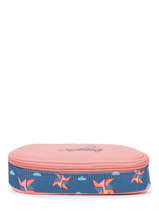 Pennenzak 1 Compartiment Cameleon Blauw retro PBREPLUM
