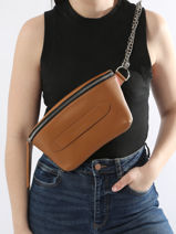 Belt Bag Neufmille Glad Leder Marie martens Beige neufmille VLF-vue-porte