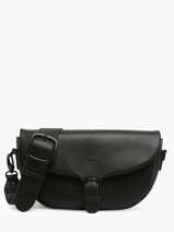 Cross Body Tas M Oxer Leder Etrier Zwart oxer EOXE065M