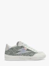 Sneakers Taline Uit Leder Semerdjian Groen women TAL11746