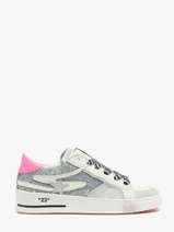Sneakers Vana Uit Leder Semerdjian Zilver women VAN11732