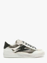 Sneakers Taline Uit Leder Semerdjian Zwart women TAL11752