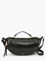 Cross Body Tas M Origami Leder Lancel Zwart origami A12528