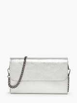 Cross Body Tas Nine Leder Milano Zilver nine NI23064N