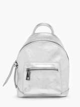 Rugzak Nine Leder Milano Zilver nine NI23066