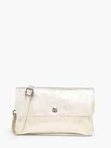 Cross Body Tas Nine Leder Milano Goud nine NI23067