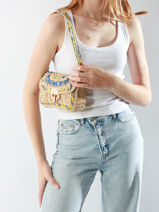 Cross Body Tas Moon Raphia Vanessa bruno Veelkleurig moon raphia 41V40326-vue-porte