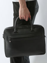 Documententas Tommy hilfiger Zwart modern tommy AM12232-vue-porte