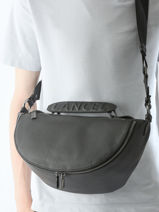 Cross Body Tas M Origami Leder Lancel Zwart origami A13301-vue-porte
