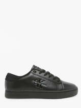 Sneakers Uit Leder Calvin klein jeans Zwart men 8640GT