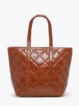 Handtas Cabas Cuir Leder Vanessa bruno Bruin cabas cuir 84V40378