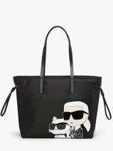 Schoudertas K Ikonic 2.0 Nylon Karl lagerfeld Zwart k ikonic 2.0 245W3059