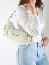 Cross Body Tas K City Karl lagerfeld Wit k city 245W3045-vue-porte
