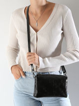 Cross Body Tas Nine Milano Zwart nine NI23116-vue-porte