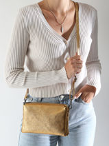 Cross Body Tas Nine Milano Goud nine NI23116-vue-porte