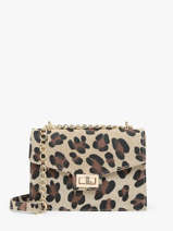 Cross Body Tas Velvet Leopardo Leder Milano Veelkleurig velvet leopardo VL21121