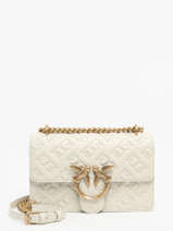 Cross Body Tas Love Bag Icon Leder Pinko Wit love bag icon A1YB
