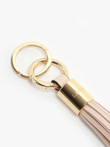 Sleutelhanger Premier Flirt Leder Lancel Roze charms A12922-vue-porte