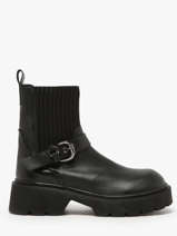 Enkellaarsjes Uit Leder Inuovo Zwart women 753428