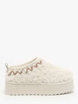 Slippers Eggy Colors of california Wit accessoires CYWPLA06