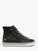 Sneakers Mustang Zwart women 1365603