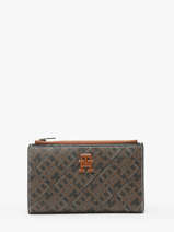 Portefeuille Tommy hilfiger Bruin th monoplay AW16589