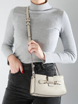 Cross Body Tas Nolana Guess Beige nolana VG950012-vue-porte