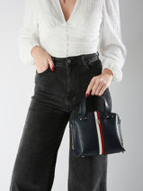 Handtassen Modern Tommy Tommy hilfiger Blauw modern tommy AW17066-vue-porte