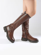 Laarzen Uit Leder Gabor Bruin women 24-vue-porte