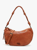 Cross Body Tas Tokyo Leder Basilic pepper Bruin tokyo BTOK02