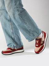 Sneakers Uit Leder Nathan baume Rood women 242S0103-vue-porte