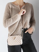 Cross Body Tas G Wave Guess Roze g wave JT934414-vue-porte