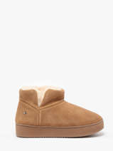 Pantoffels Isotoner Bruin women 97425