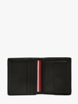 Portefeuille Leder Tommy hilfiger Zwart th premium AM13034-vue-porte