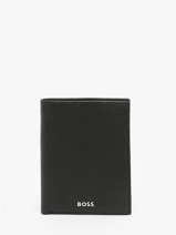 Portefeuille Grained Leder Hugo boss Zwart grained HLO416A