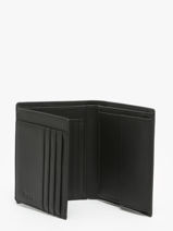 Portefeuille Leder Hugo boss Zwart smooth HLO403A-vue-porte