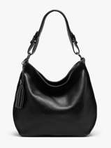 Schoudertas Caviar Leder Milano Zwart caviar CA24069