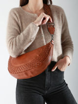 Cross Body Tas Winter Tresse Miniprix Bruin winter tresse 6003-vue-porte