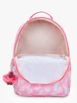 Rugzak 2 Compartimenten Met 15" Laptopvak Kipling Roze back to school / pbg PBGI5816-vue-porte