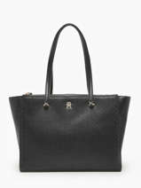 Schoudertas Th Eternity Polyurethaan Tommy hilfiger Zwart th eternity AW16948