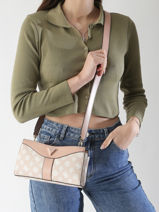 Cross Body Tas Izzy Polyurethaan Guess Beige izzy PG952112-vue-porte