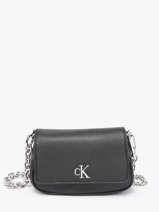 Cross Body Tas Minimal Mono Calvin klein jeans Zwart minimal mono K613049
