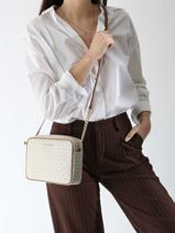 Cross Body Tas Jet Set Michael kors Beige jet set F1GJ6C7B-vue-porte