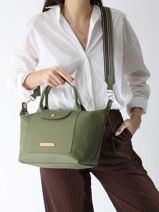 Longchamp Le pliage du jardinier Longchamp Groen-vue-porte