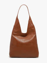Schoudertas Cow Leder Basilic pepper Bruin cow BCOW2M