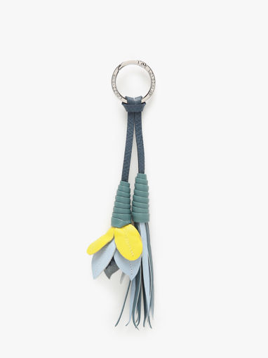 Longchamp Porte-cls grigri fleurs Sleutelhanger Blauw